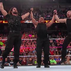 Kurt Angle: retorno con victoria junto a Ambrose y Rollins