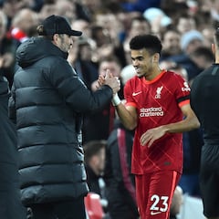 Las mejores imágenes de Luis Díaz en Liverpool - United