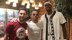 Messi, de vacaciones en Dubai