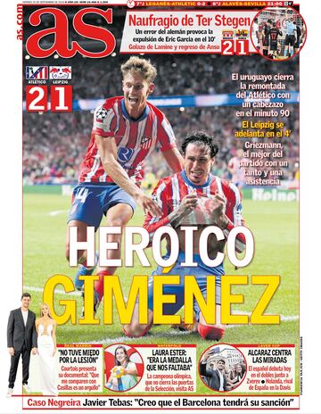 Las portadas de AS de septiembre