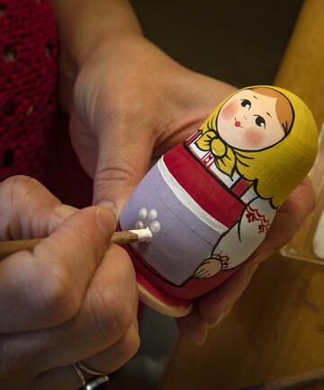 La matrioshka es unos de los objetos m¨¢s reconocibles de la cultura rusa.ultura rusa.