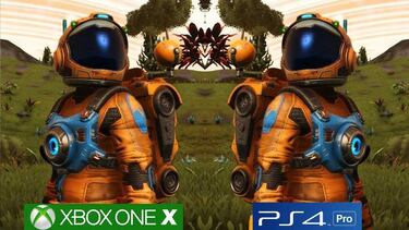 No Man’s Sky: Comparativa gráfica Xbox One X con PS4 Pro