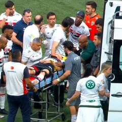 Susto importante en Brasil: Patryck se marcha en ambulancia