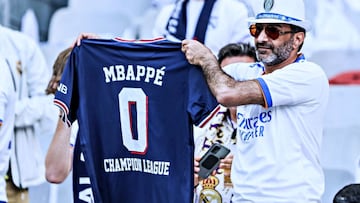 Lo de este aficionado blanco en el estadio se ha hecho TT al instante: Mbappé en el ajo