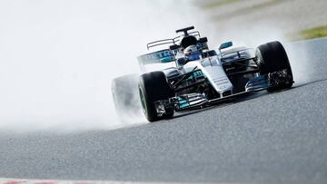 Bottas en Montmel&oacute;. 