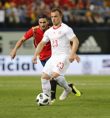 Shaqiri y Koke.