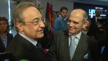 Florentino: "Alguien está enredando por ahí con De Gea"