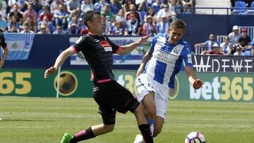 Javi Fuego en Leganés.