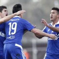 La U logra en la agonía una inmerecida victoria ante Curicó