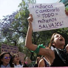 Así fue la marcha del Día de la Mujer en la Ciudad de México