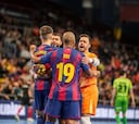Resumen y resultado del FC Barcelona - Palma Futsal: jornada 12 de la Primera División de fútbol sala en vivo online