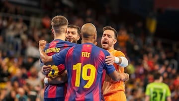 Resumen y resultado del FC Barcelona - Palma Futsal: jornada 12 de la Primera División de fútbol sala en vivo online