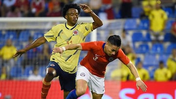 Juan Guillermo Cuadrado se destacó en el Colombia - Chile