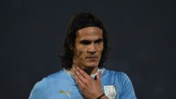 Cavani, tras la eliminación de la selección uruguaya.