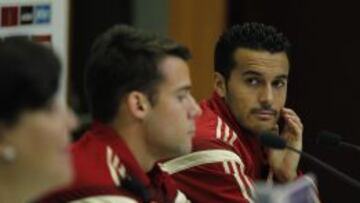 Pedro, en sala de prensa.