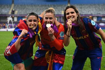 Jana Fernández, Sandra Paños y Andrea Pereira.