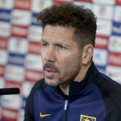 Simeone: "Vamos a enfrentarnos a un equipo que trabaja mucho"
