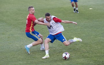 Iago Aspas y Deuloefu.