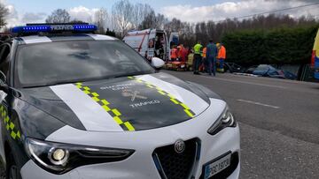 Accidente de circulación con cuatro heridos en Vilalba (Lugo)
