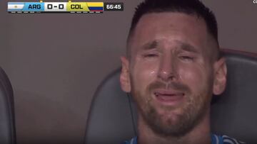 Messi colapsa en una escena dramática que ya es historia del fútbol