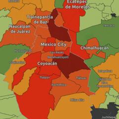 Mapa y casos de coronavirus en Ciudad de México por alcaldías hoy 8 de mayo