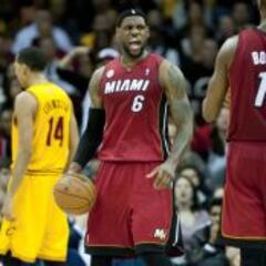 Triple-doble de James y los Heat llegan a los 24 triunfos seguidos