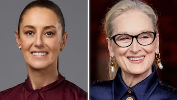 Claudia Sheinbaum reacciona a los elogios de Meryl Streep