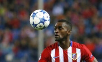 Jackson anota su primer gol en Champions con la camiseta del Atlético de Madrid. 