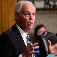 Why is Sen. Ron Johnson proving unpopular during the Senate stimulus check debate?