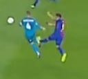 El GIF de la patada que Luis Suárez le lanzó a Sergio Ramos