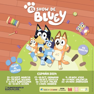 El show de Bluey, por primera vez en Espa?a: fechas, ciudades y cmo comprar las entradas