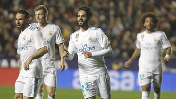 03/02/18 PARTIDO PRIMERA DIVISION 
 LEVANTE - REAL MADRID 
 GOL 1-2 ISCO ALEGRIA 