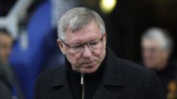 Sir Alex Ferguson, técnico del Manchester.