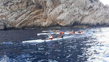 El K4 500 espa&ntilde;ol inicia su pretemporada en Ibiza