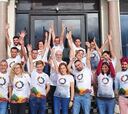 La delegación valenciana aterriza en Brighton para presentar la candidatura de València a los Gay Games 2026