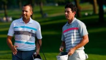 Sergio Garc&iacute;a y Rory McIlroy.