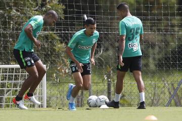 Así fue el entrenamiento de Atlético Nacional pensando en la primera fecha de cuadrangulares ante Cúcuta Deportivo en el Atanasio Girardot el sábado 9 de noviembre.