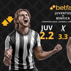 Juventus vs. Benfica: horario, dónde ver, pronósticos y clasificación