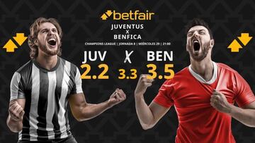 Juventus vs. Benfica: horario, dónde ver, pronósticos y clasificación