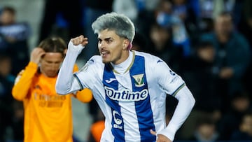 Juan Cruz, tras marcar al Real Madrid.