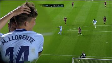 Puede ser el invento de la década: lo que hizo Llorente para regocijo de Simeone