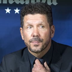 Simeone: "¿El tridente? Si hay equilibrio podrán jugar juntos"