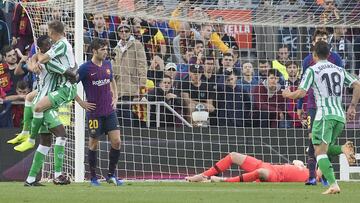 11/11/18 PARTIDO PRIMERA DIVISION
BARCELONA - BETIS
GOL 0-2 ALEGRIA JOAQUIN