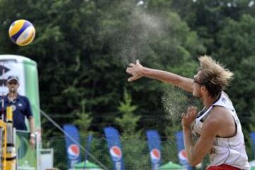 Quinta ronda del Campeonato del Mundo de Voley Playa celebrado en Polonia.