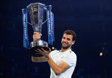 3. Grigor Dimitrov con 5.150 puntos.