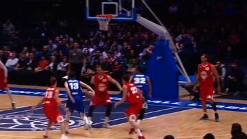 El Chacho la lía en el All Star: por la espalda, sin mirar y alley oop... ¡así de fácil!