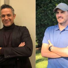 Alejandro Sanz enseña el regalo que le hizo Casillas tras el Mundial de Sudáfrica