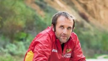 José Villacorta, con la indumentaria de la Selección española, en una imagen colgada en su página web.