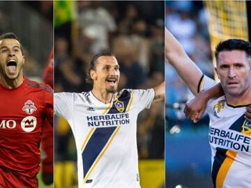 Estos son los ocho jugadores que han conseguido la mayor cantidad de goles y asistencias en un s&oacute;lo torneo en la historia de la Major League Soccer.