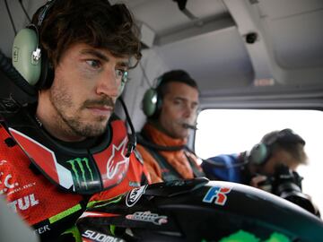 Tercera etapa entre San Juan de Marcona y Arequipa. El español Joan Barreda abandonó el Dakar tras perderse en un barranco sin salida.